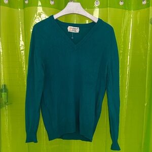 Vintage beautiful soft teal cashmere sweater